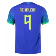 Authentic RICHARLISON #9 Brazil Away Soccer Jersey 2022 - soccerdealshop