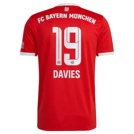 DAVIES #19 Bayern Munich Home Soccer Jersey 2022/23 - soccerdeal