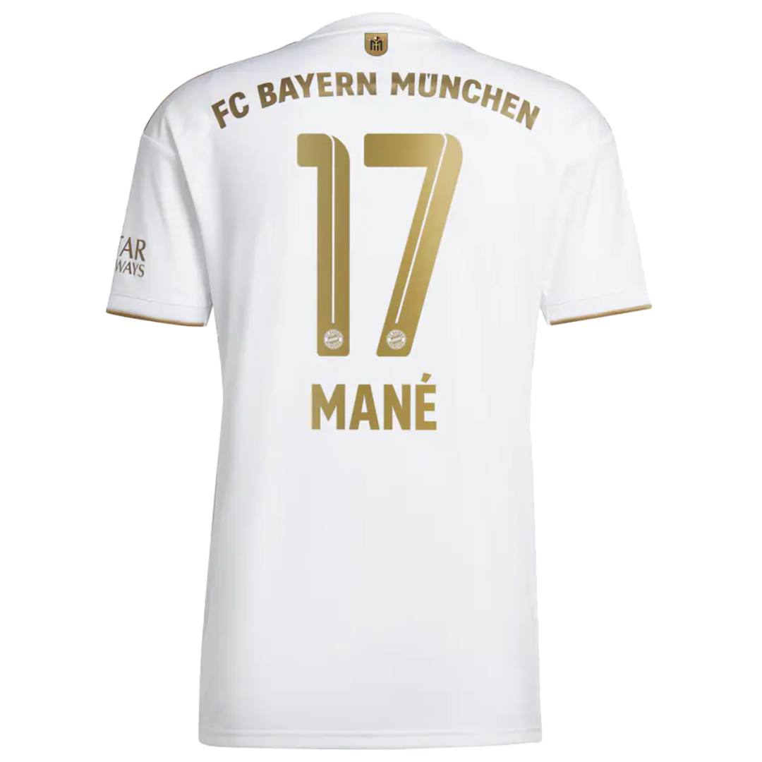 FC Bayern Away Shirt 2022-23 with Mané 17 printing