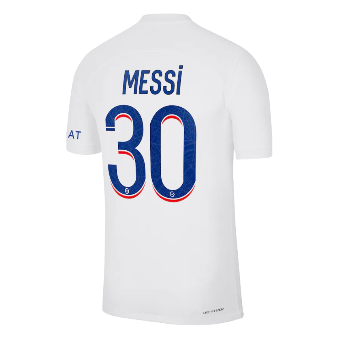 Jordan Paris Saint-Germain 2022-2023 Lionel Messi #30 Away Replica Jersey