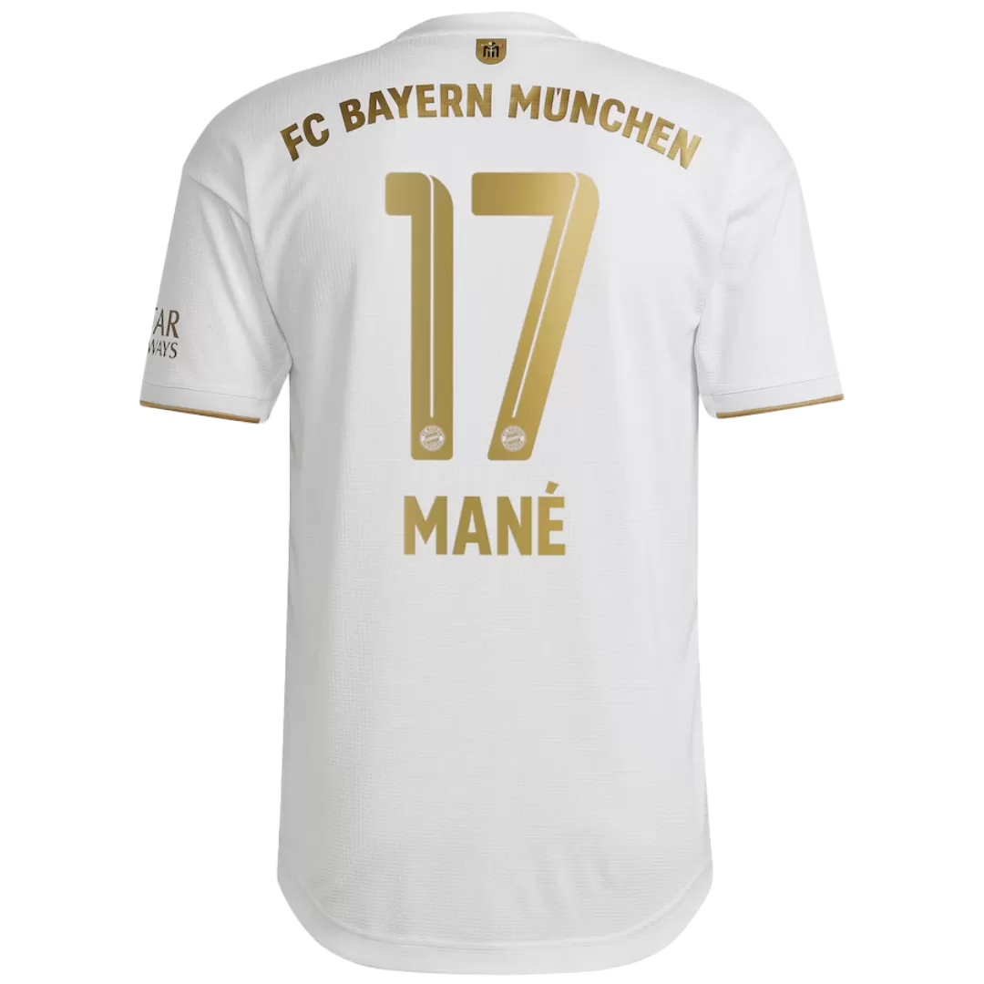 Authentic MANÉ #17 Bayern Munich Away Soccer Jersey 2022/23