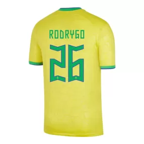 Brazil Pre-Match Soccer Jersey Kit(Jersey+Shorts) 2022