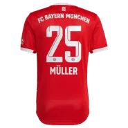 Authentic MÜLLER #25 Bayern Munich Home Soccer Jersey 2022/23 - soccerdealshop