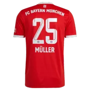 MÜLLER #25 Bayern Munich Home Soccer Jersey 2022/23 - soccerdealshop