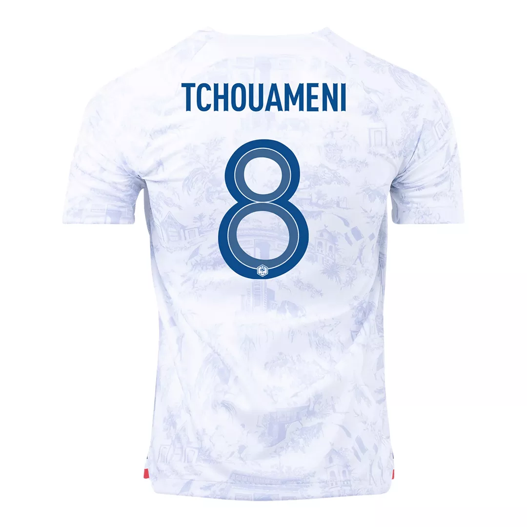 TCHOUAMENI #8 France Away Soccer Jersey 2022