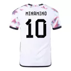 MINAMINO #10 Japan Away Soccer Jersey 2022 - soccerdealshop