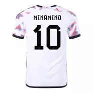 MINAMINO #10 Japan Away Soccer Jersey 2022 - soccerdealshop