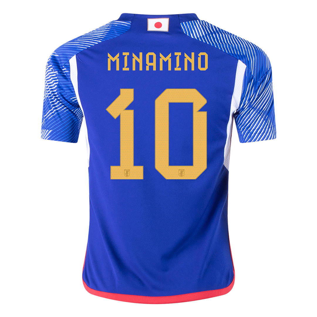 MINAMINO #10 Japan Home Soccer Jersey 2022 - soccerdeal