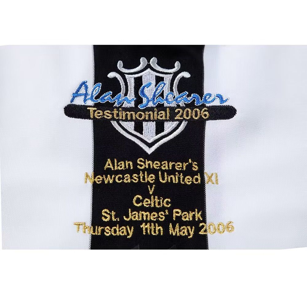 Retro 2006 Newcastle 'Alan Shearer's Testimonial' Home Soccer Jersey - soccerdeal