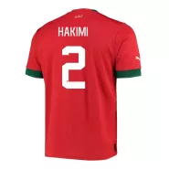 HAKIMI #2 Morocco Home Soccer Jersey 2022 - soccerdealshop