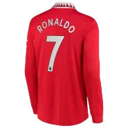 Authentic RONALDO #7 Manchester United Home Long Sleeve Soccer Jersey 2022/23 - soccerdeal