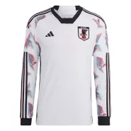 Authentic Japan Away Long Sleeve Soccer Jersey 2022 - soccerdealshop