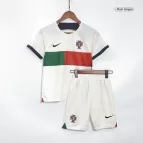 Kid's Nike Portugal Away Soccer Jersey Kit(Jersey+Shorts) 2022/23 - soccerdealshop