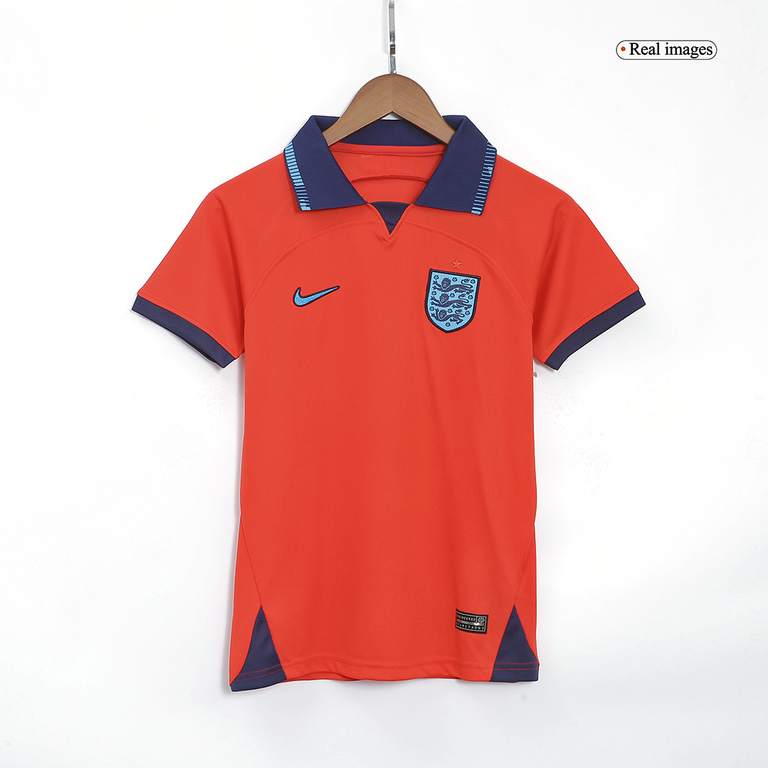 Kid's England Away Soccer Jersey Kit(Jersey+Shorts) 2022 - soccerdeal