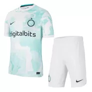 Inter Milan Away Soccer Jersey Kit(Jersey+Shorts) 2022/23 - soccerdealshop
