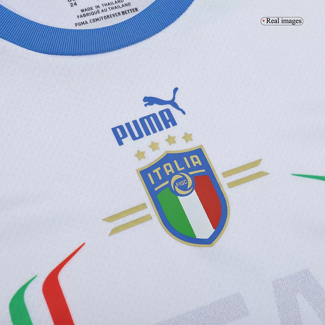 Kid's Italy Away Soccer Jersey Kit(Jersey+Shorts) 2022 - soccerdealshop