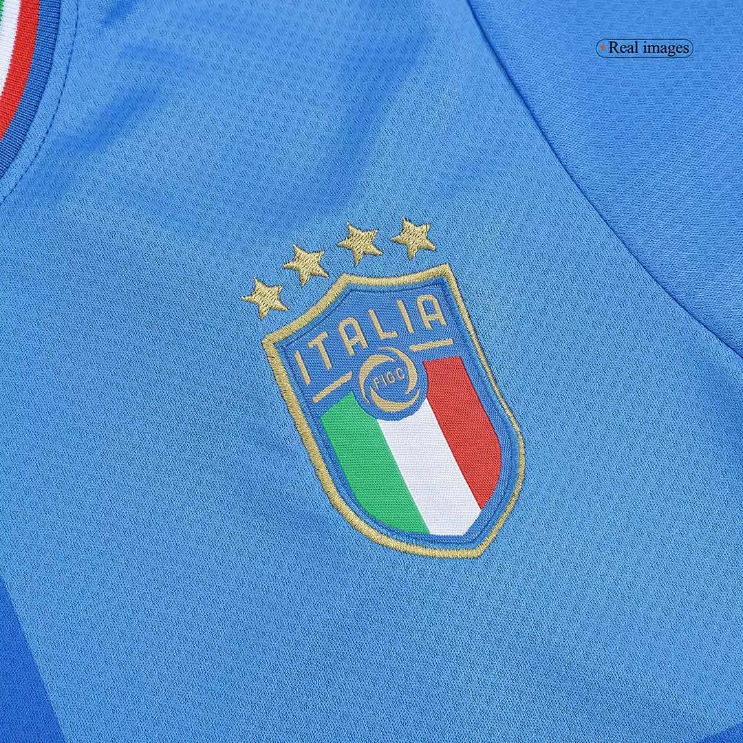 Kid's Italy Home Soccer Jersey Kit(Jersey+Shorts) 2022 - soccerdealshop