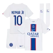 Kid's NEYMAR JR #10 PSG Third Away Soccer Jersey Kit(Jersey+Shorts+Socks) 2022/23 - soccerdealshop