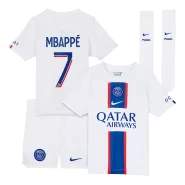 Kid's MBAPPÉ #7 PSG Third Away Soccer Jersey Kit(Jersey+Shorts+Socks) 2022/23 - soccerdealshop