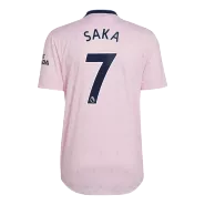 Authentic SAKA #7 Arsenal Third Away Soccer Jersey 2022/23 - soccerdealshop