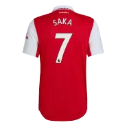 Authentic SAKA #7 Arsenal Home Soccer Jersey 2022/23 - soccerdealshop