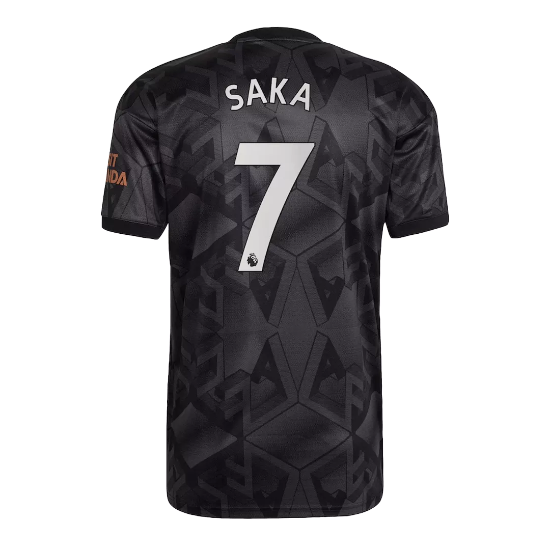 SAKA #7 Arsenal Away Soccer Jersey 2022/23
