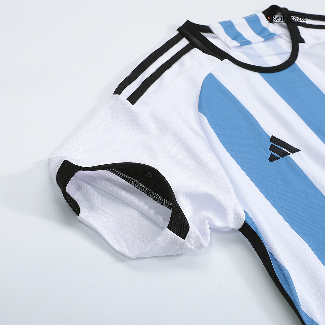 DI MARIA #11 Argentina 3 Stars Home Soccer Jersey 2022 - soccerdeal