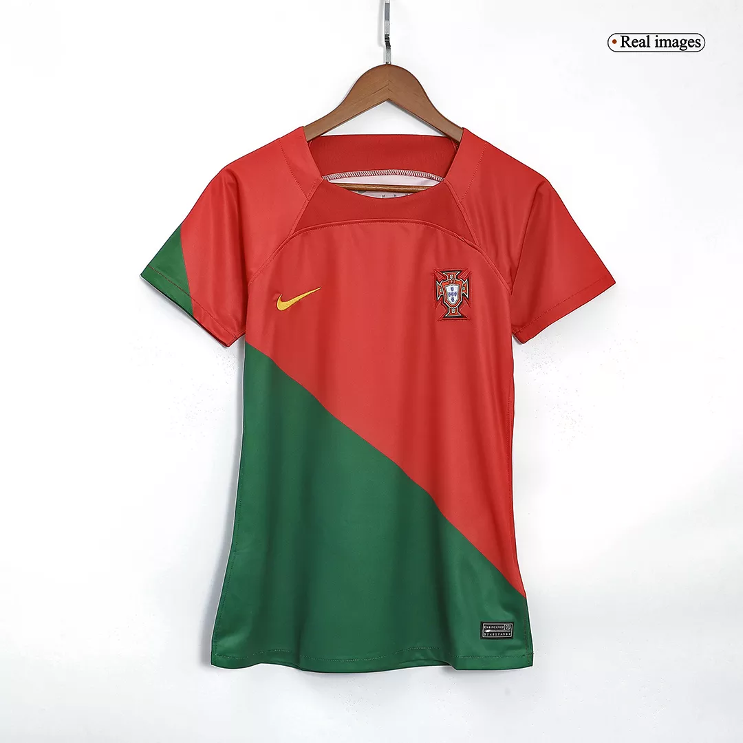 Women's Portugal Home Soccer Jersey 2022
