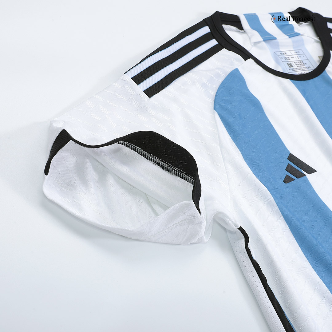 Authentic ARMANI #1 Argentina 3 Stars Home Soccer Jersey 2022 - soccerdeal