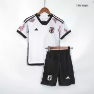 Kid's Japan Away Soccer Jersey Kit(Jersey+Shorts) 2022 - soccerdealshop