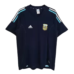 Retro 2014 Argentina Away Messi Jersey With World Cup Patch - Kitsociety