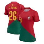 Women's G.RAMOS #26 Portugal Home Soccer Jersey 2022 - soccerdealshop