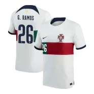 G.RAMOS #26 Portugal Away Soccer Jersey 2022 - soccerdealshop