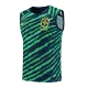 Brazil Sleeveless Training Kit (Top+Shorts) 2022 - soccerdeal