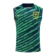 Brazil Sleeveless Training Kit (Top+Shorts) 2022 - soccerdeal