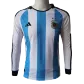 Authentic Argentina Home Long Sleeve Soccer Jersey 2022 - soccerdealshop