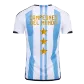 Champions Argentina 3 Stars Home Soccer Jersey 2022 - soccerdealshop