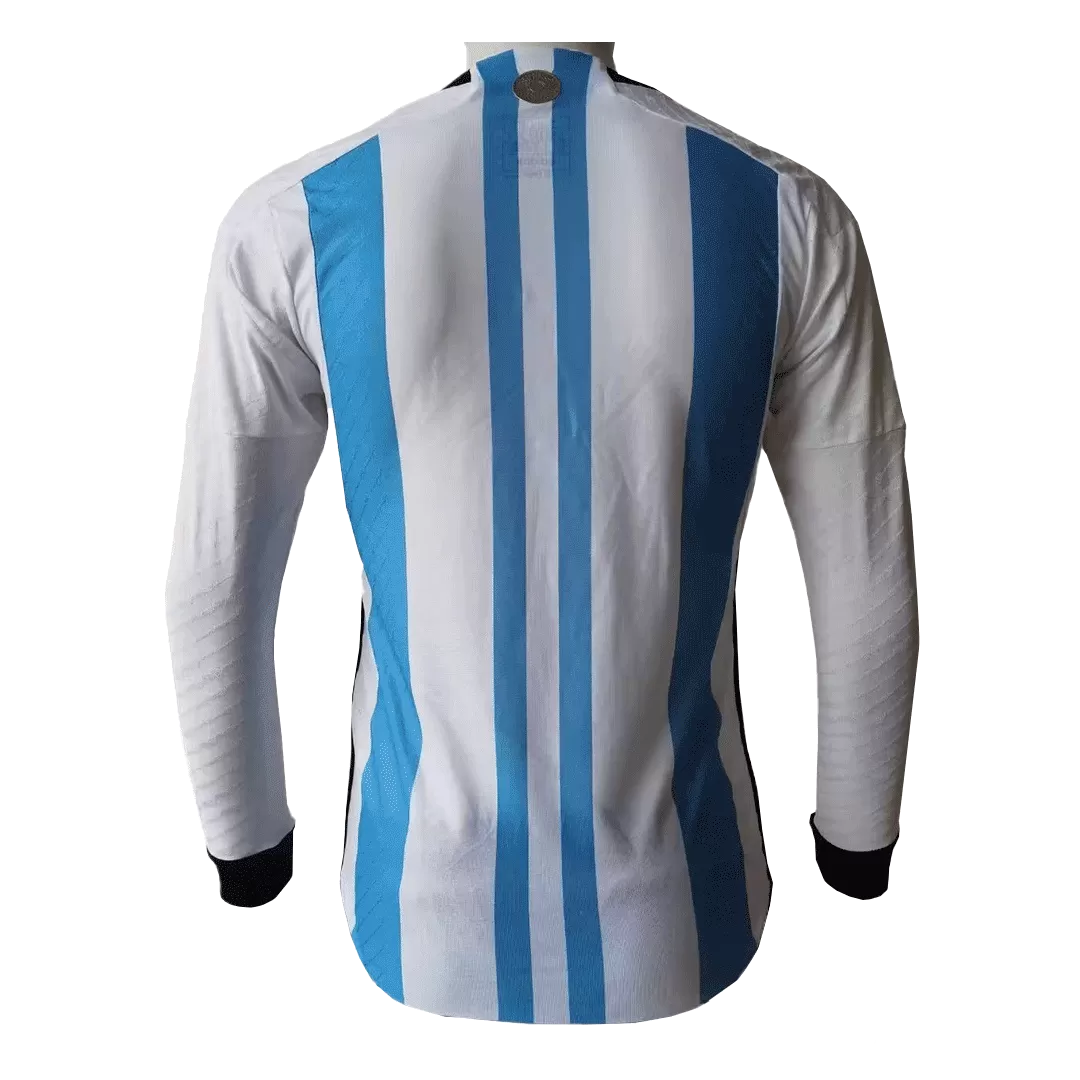 Argentina 2022/23 Authentic Home Jersey - Long Sleeve - Jersey - SideJersey