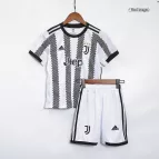 Kid's Adidas Juventus Home Soccer Jersey Kit(Jersey+Shorts) 2022/23 - soccerdealshop