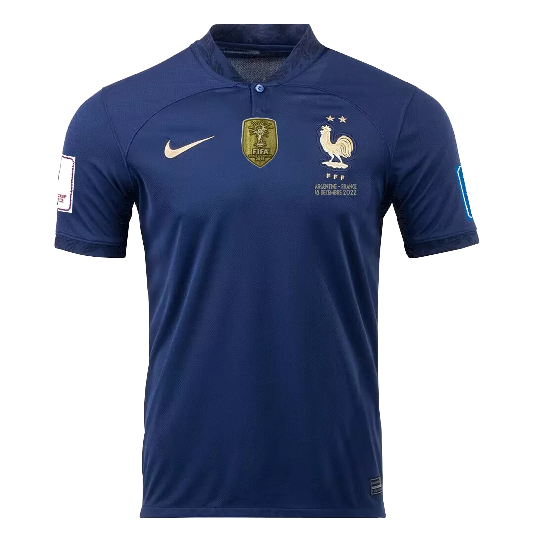 France Final Edition Home Soccer Jersey 2022
