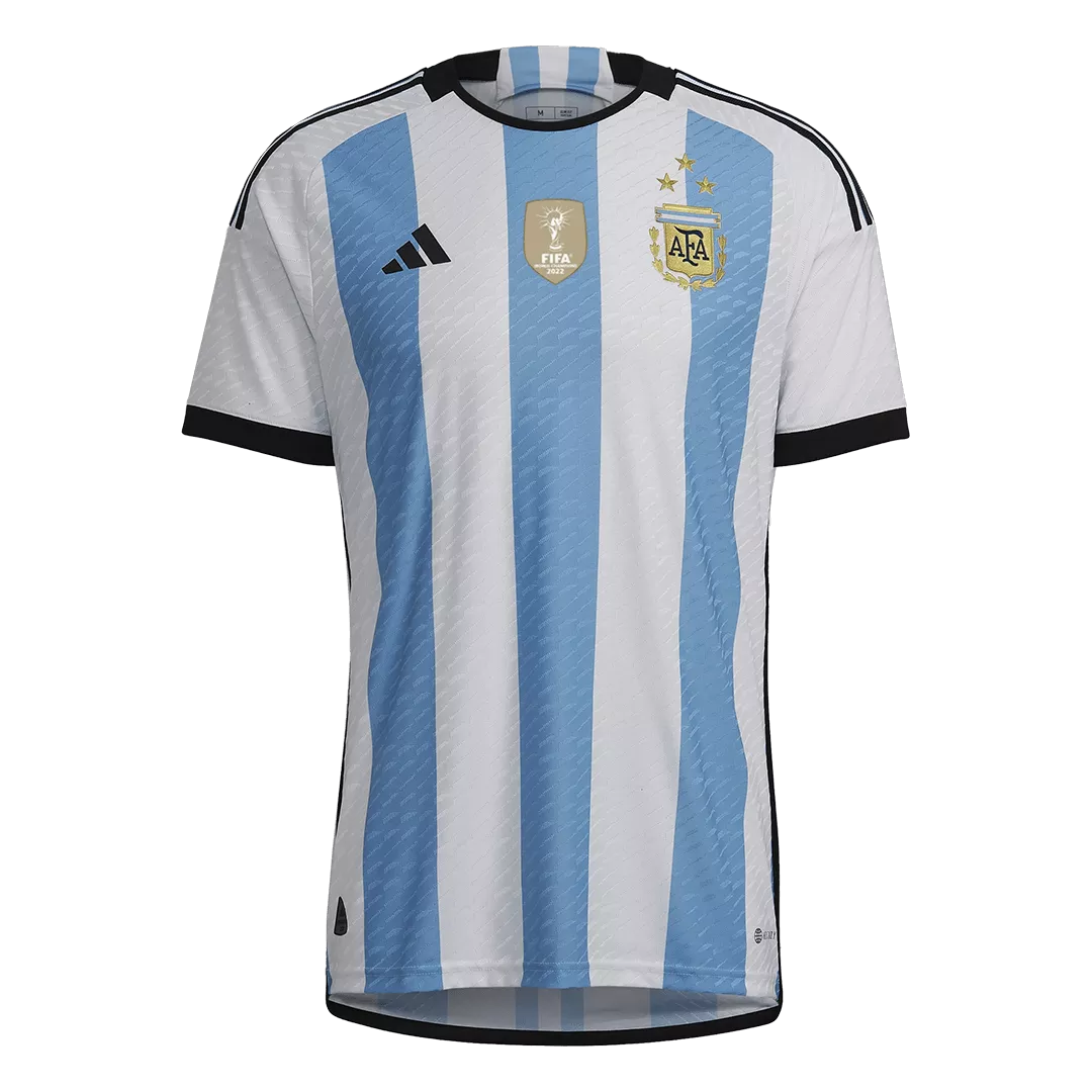 Authentic Argentina 3 Stars Home Soccer Jersey 2022