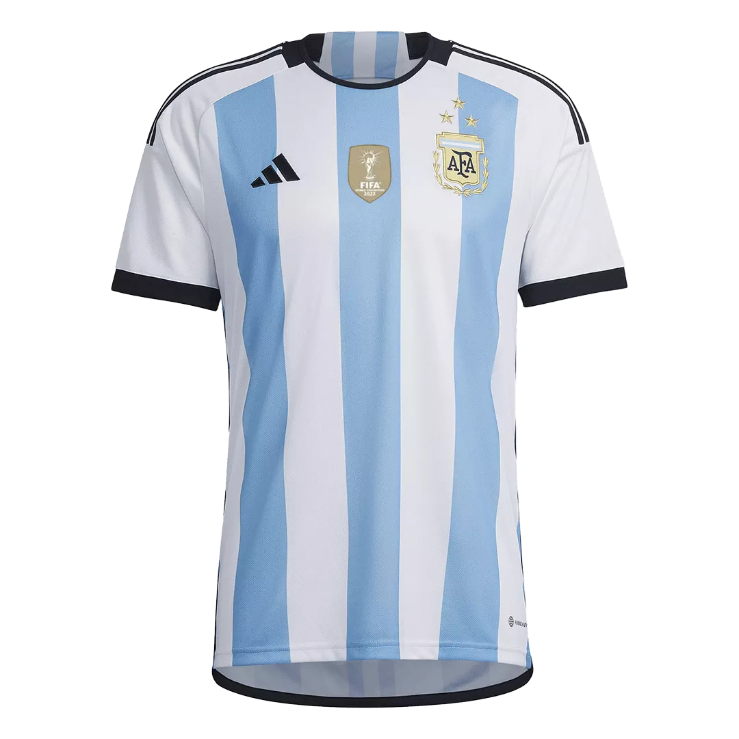 Argentina 3 Stars Home Soccer Jersey 2022