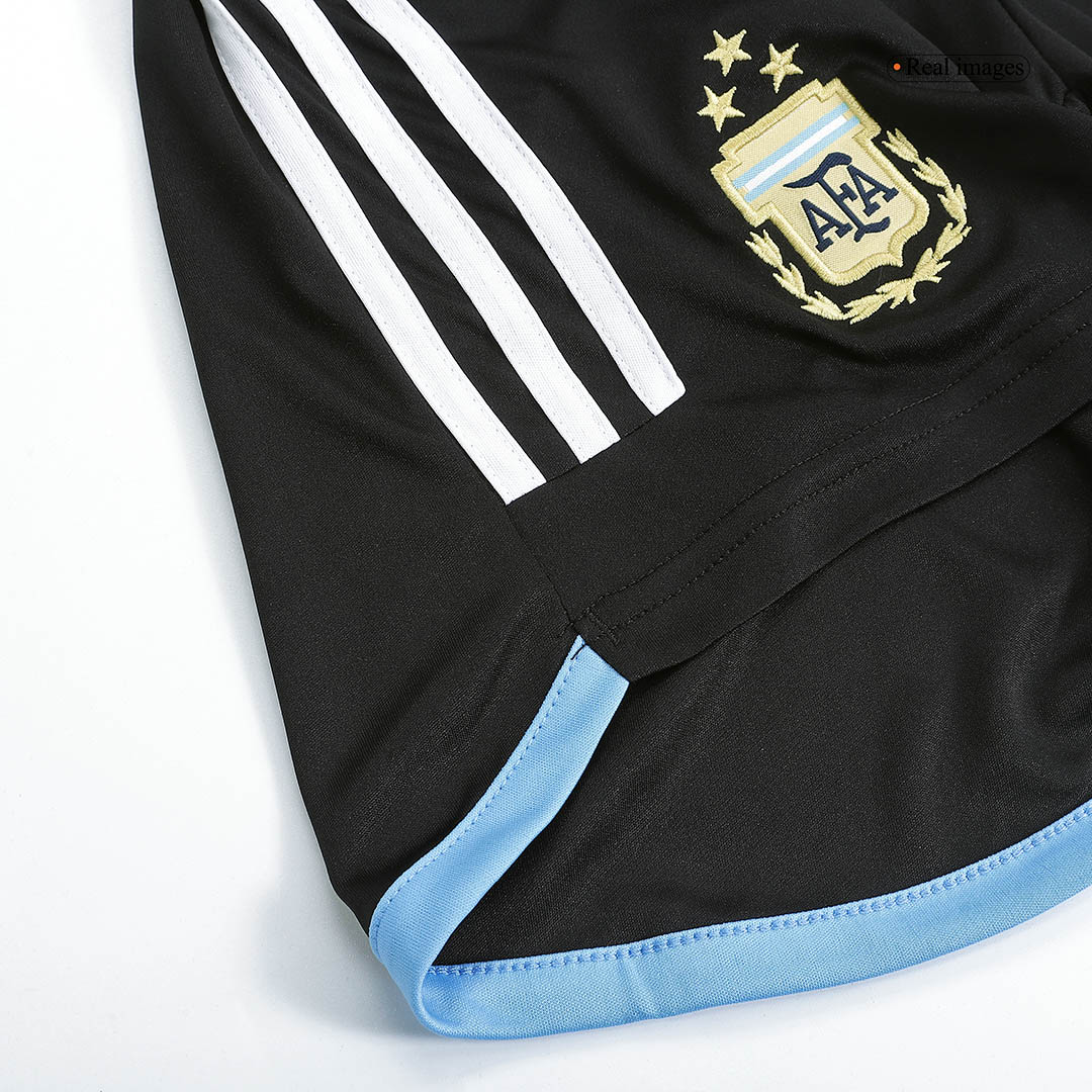 Argentina 3 Stars Home Soccer Shorts 2022 - soccerdeal