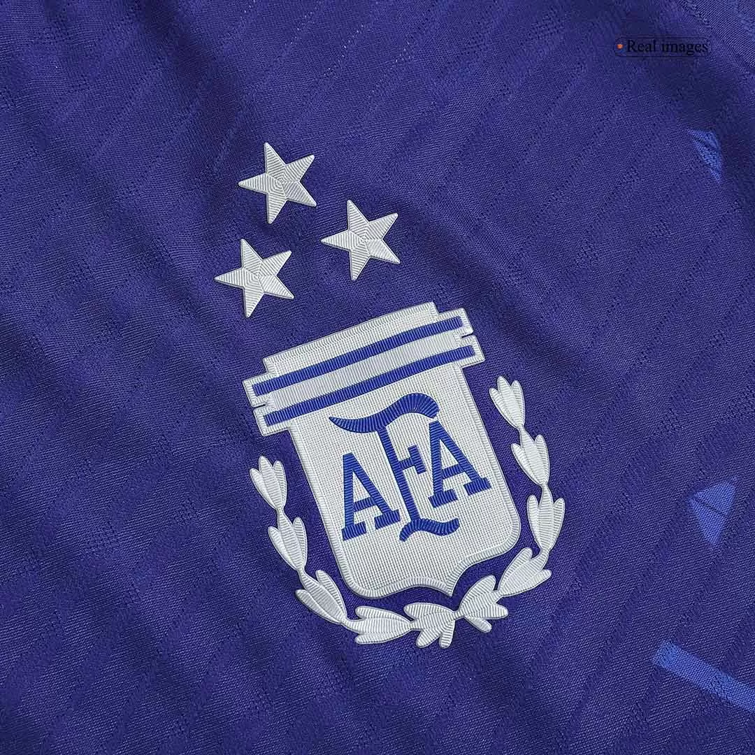 Authentic Champions Argentina 3 Stars Home Soccer Jersey 2022