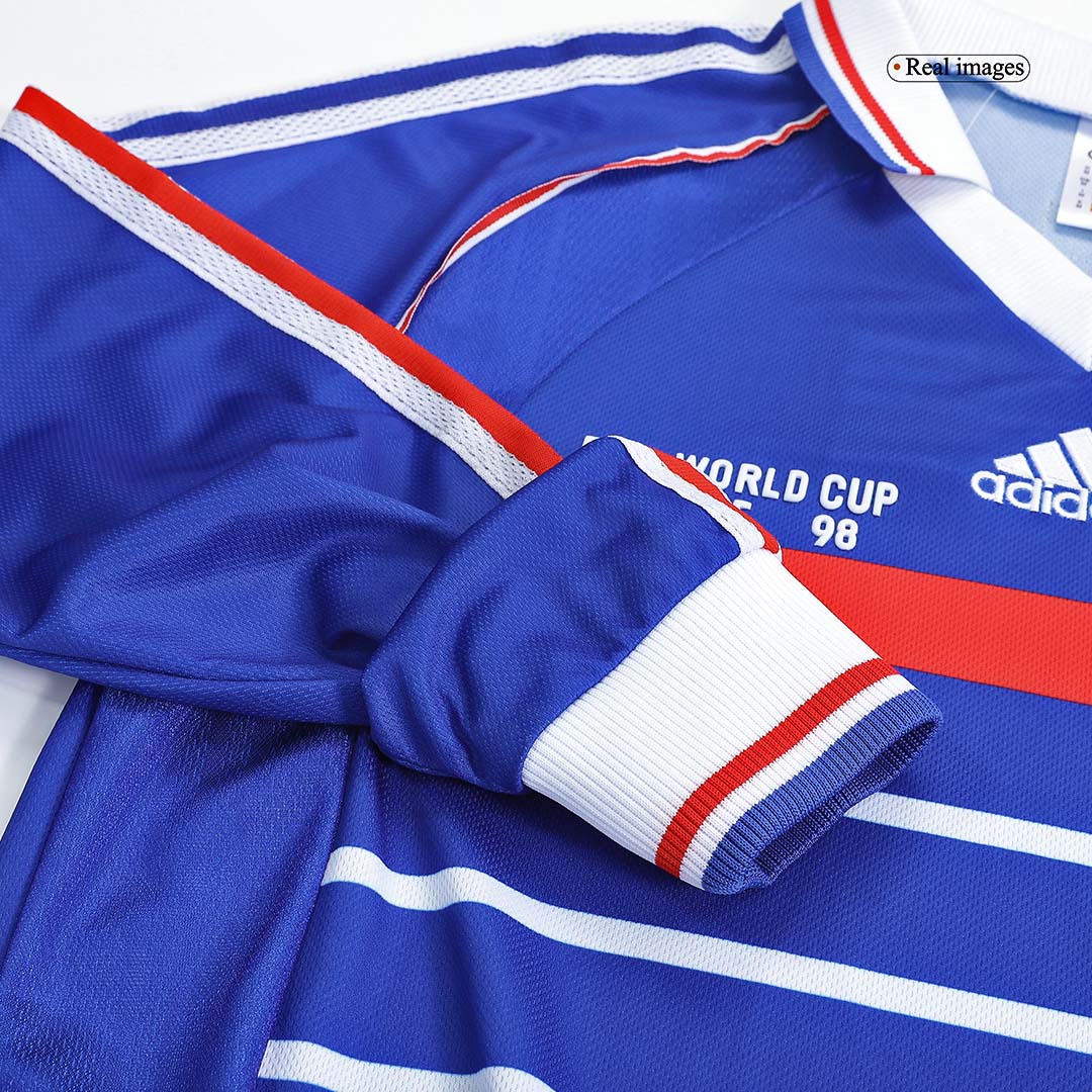 France Retro Long Sleeve Jersey World Cup 1998