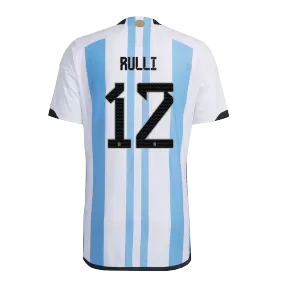 Argentina Jersey E. FERNANDEZ #24 Custom Away Soccer Jersey 2022
