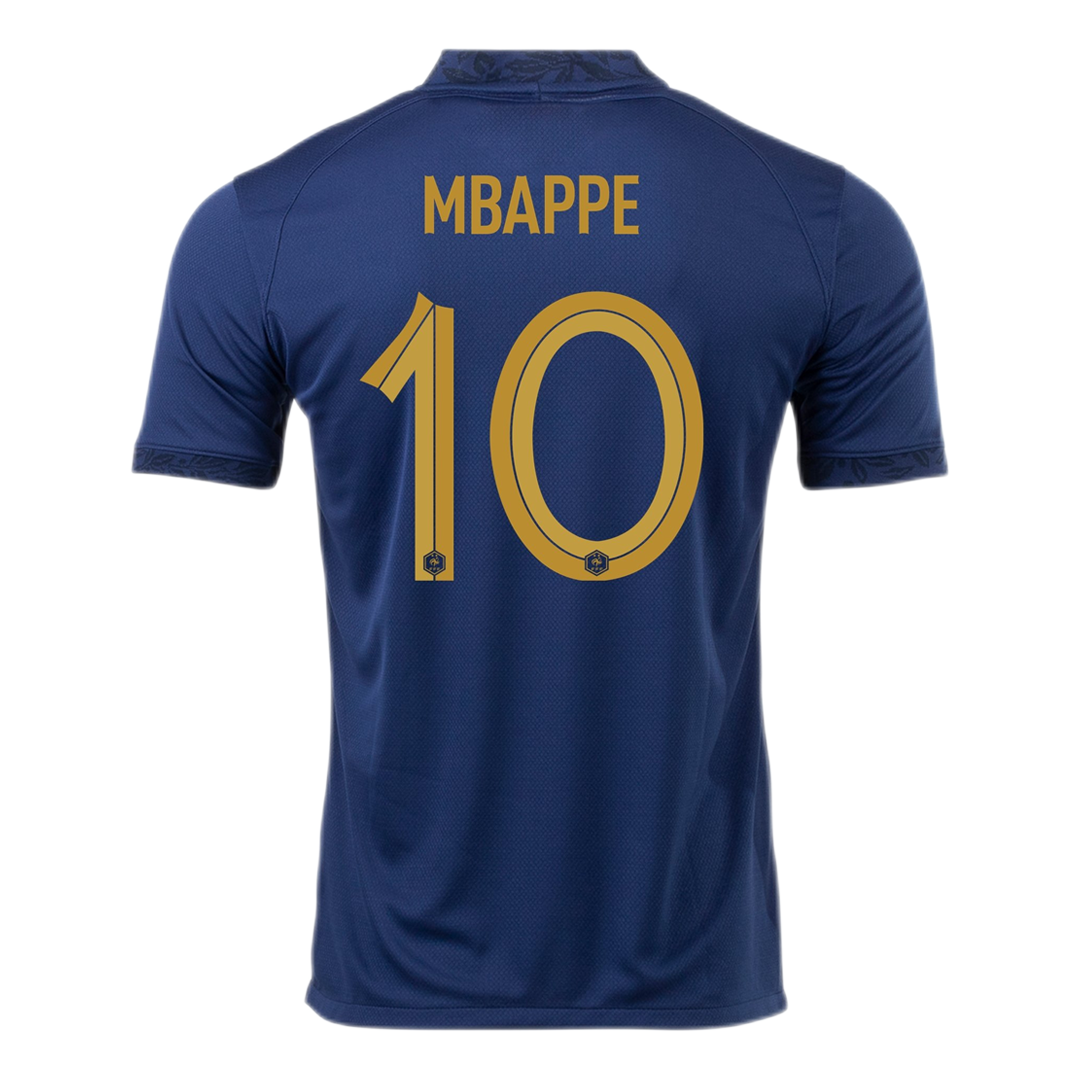 France MBAPPE #10 Final Edition Home Soccer Jersey 2022 - soccerdeal