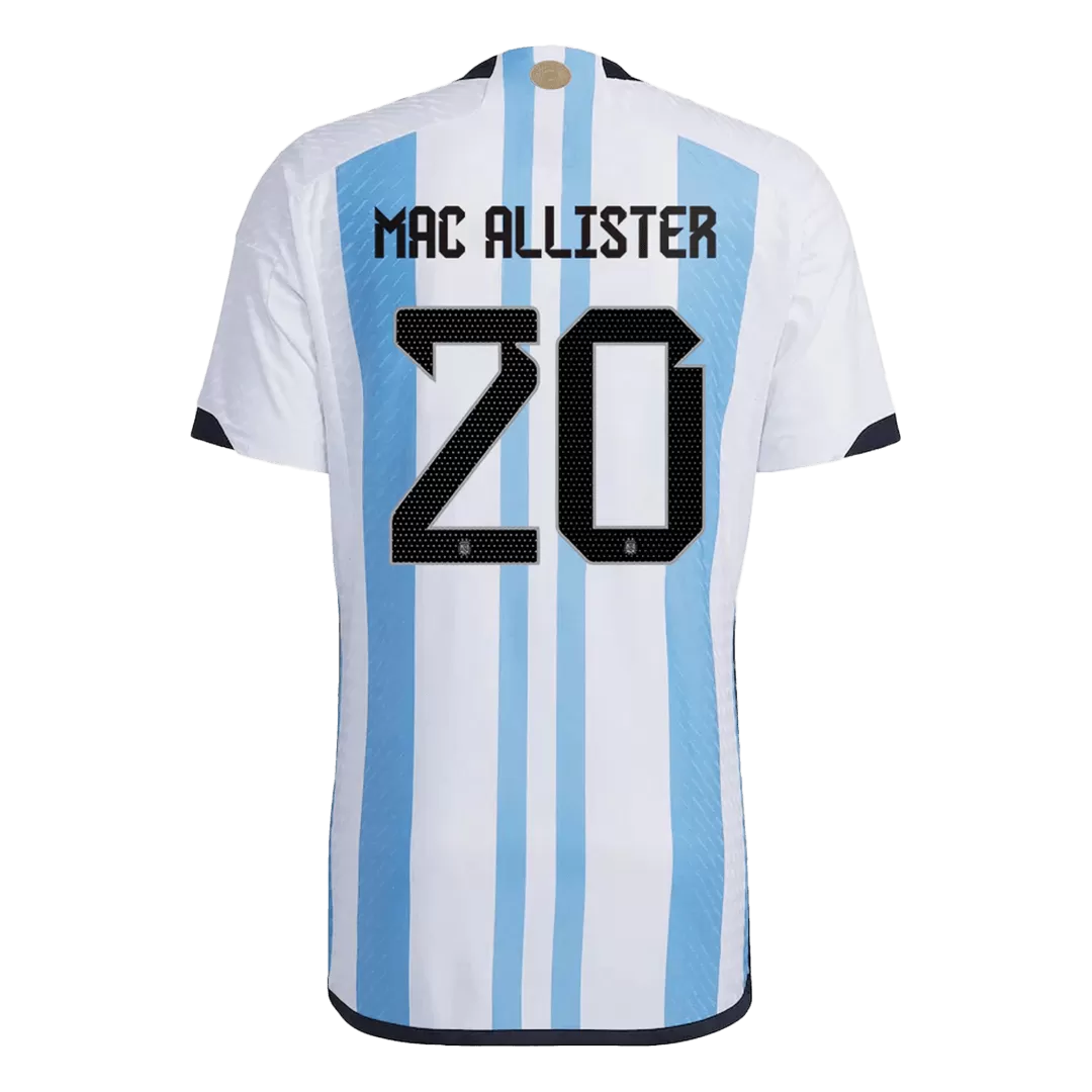 MESSI #10 Argentina Jersey 2022 Authentic Home World Cup -THREE