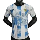 Authentic Argentina 3 Stars Commemorative Home Soccer Jersey 2022 - soccerdealshop
