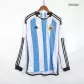 Argentina Home Long Sleeve Soccer Jersey 2022 - soccerdealshop